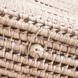 Coffre a jouet en osier decoration interieur bohème soukcircus artisanat maroc fait main enfant rangement chambre bébé salon