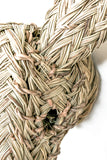 SHEEP TROPHY in natural fiber, braided palm stems