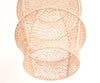 Lampe osier suspension raphia rotin chambre salon décoration intérieur bohème artisanat marocain palmier tressé boho (1)
