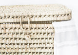 artisanat marocain soukcircus decoration interieur boheme boho panier osier mode sac cabas jungle marché linge salle de bain