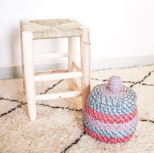 tabouret marocain artisanat marrakech soukcircus boheme