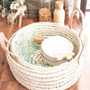 duo panieres osier cuir plateau rond cuisine artisanat marocain decoration interieur boheme soukcircus 