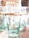 ensemble verres carafe laiton artisanat marocain soukcircus decoration interieur boheme chic art de la table 