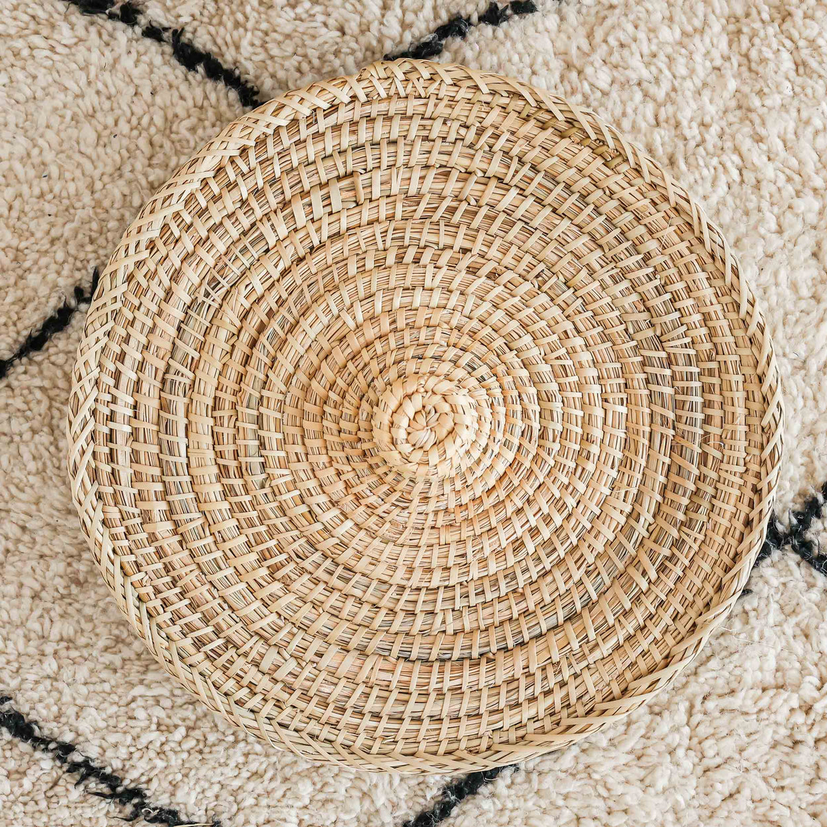 Panier Berbere Avec Couvercle