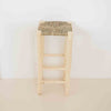 tabouret bar en bois et corde boheme artisanat du maroc banc en bois marrakech soukcircus souk en ligne bar cuisine