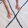 tapis berbere design beni ouarain hiver laine chauffage salon